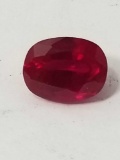 8.47 Ct Natural Red Oval Cut Ruby GGL Cert