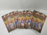 Golden Baseball Legends 24KT Gold Plated Quarters 11 Units
