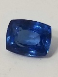 10.02 Ct Natural Blue Cushion Cut Sapphire GGL Cert