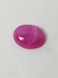 0.22 Ct Natural Pink Oval Cut Star Sapphire GGL Cert