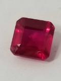6.62 Ct Natural Red Square Cut Ruby GGL Cert