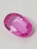 4.77 Ct Natural Pink Oval Cut Sapphire GGL Cert