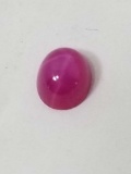 0.57 Ct Natural Pink Oval Cut Star Sapphire GGL Cert