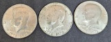 1976 Kennedy half 3 coins