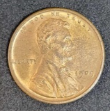 1909-VDB Lincoln wheat cent-first year of issue. Gem Uncirculated Red-brown. VDB initials on bottom