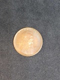 1914 Lincoln wheat cent. Very choice gem Uncirculated Red surface Absolutely stunning early teen