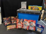 Hot Wheels Toy box. Car carrier Hot wheels pit crew cars. Racing champions Nascar cars and more