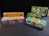 1990 Score Fleer Bowman. 1991 Score unopened collector sets