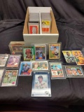 Vintage sports card mixed football, baseball and basketball