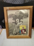 Framed picture of Sonny Jurgensen