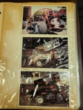 Racing cards and pictures in nice display box and binder
