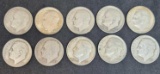 10 coins silver dime lot all 90%
