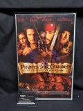 Pirates of the Caribbean Poster 11 x 17 signed Says Keira Knightley Orlando Bloom Geoffrey Rush