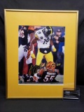 Pittsburghs Ju Ju Smith Framed 16 x 20 Photo 11 x 14 signed w COA