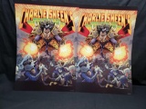Charlie Sheens Violent Torpedo of Truth Posters 630 and 631 of 2000 13 x 19 in