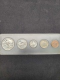 Walking liberty silver coins set with Indian and buffalo 1908 1936 1941 1930 1942 90% silver in