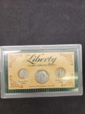 Liberty coin collection standing liberty and mercury nice toned vf+ coins 90% silver