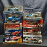Nascar Race Car Lot, Dale Earnhardt, Tony Stewart, 8 Units