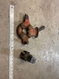 Pipe clamp and large tap 3 inches thick