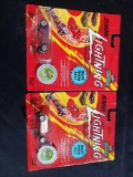 Johnny Lightning Commemorative Limited Edition Playing Mantis cars Box ea of Purple and White