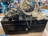 Hard drive unit with cables and joystick