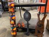 Bullhead tribal masks statues carvings