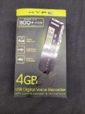 Hype 4GB usb digital Voice Recorder