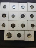 Old vintage coins 15 coins