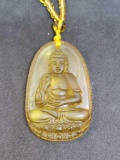 Persia Revolving sun god Medallion necklace