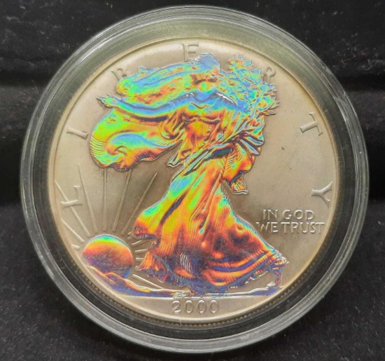 2000 American Silver Eagle Hologram 1 Ounce Silver Round Gem Brilliant Uncirculated .999 Pure Silver