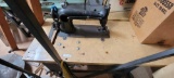 Old Singer Sewing Machine & Table