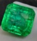 12.29ct Sea green Emerald princess cut gemstone