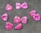 Pink Trillion cut Ruby's 10 gemstone 23.15ct