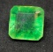 Lime green princess cut Emerald 7.04ct gemstone