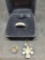 Synthetic diamond lot of old jewelry