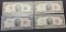 $2 bill lot 1995 & 1963 Red Seal & 1953 Red Seal