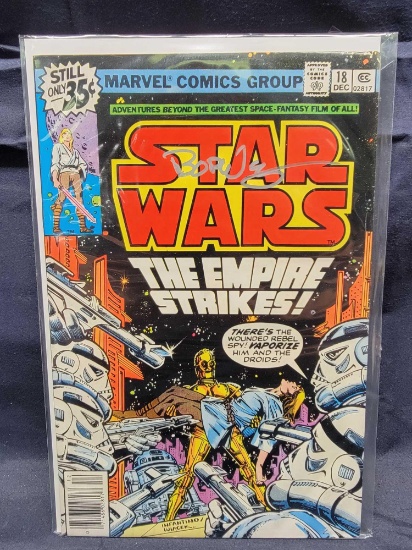 Marvel Comics Star Wars Issue 18 Bob Wiacek Signed