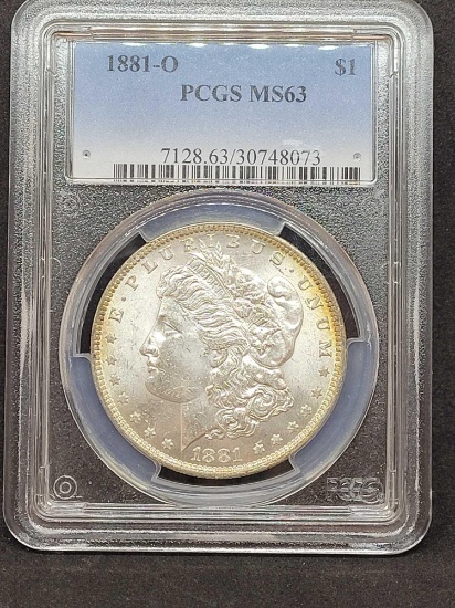 1881-O PCGS MS63 Morgan silver dollar