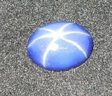 Purple star Sapphire 1.65ct gemstone stunning star