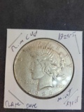 Peace silver dollar 1926-s rare date nice coin mint error au/bu 90% silver