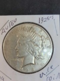 Peace silver dollar 1926-s rare date nice coin AU/BU 90% silver