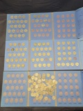 Whitman Jefferson Nickel Folders 1938-Present Mostly Complete Set With Extra Coins & Folder (88