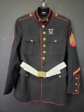 Marine Sergeant Dress Uniform 43 R w Rifle Expert pin