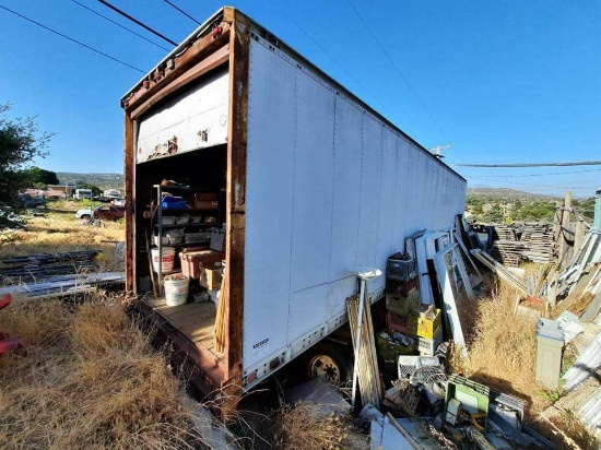 40ft Trailer Full of Contents, Tools Equipment & More sold for parts only