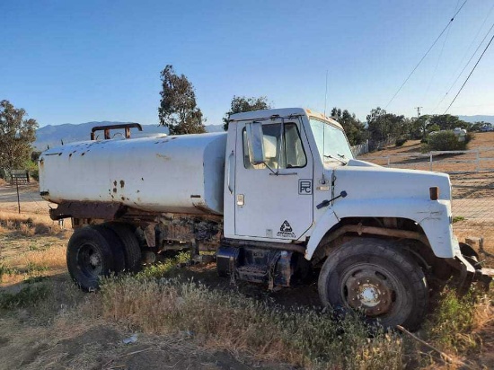 Old Water Tank Truck sold for parts only