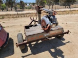 9ft Tow-Behind Log Chop Saw sold for parts only