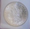 Morgan silver dollar 1897 blazing satin white gem BU Semi PL Beauty