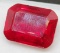 Red Square cut Ruby 13.23ct gemstone