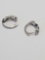 1/8 Ct Oval Shape Diamond infinity Hoop Earrings New