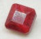 Blood Red Ruby 5.52ct princess cut nice stone